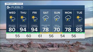 Monsoon moisture increases over the mountains