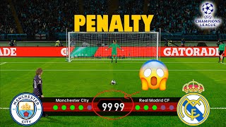 PENALTY| Manchester City vs Real Madrid | UEFA Champions League, quarter-finals | Game play PES 21