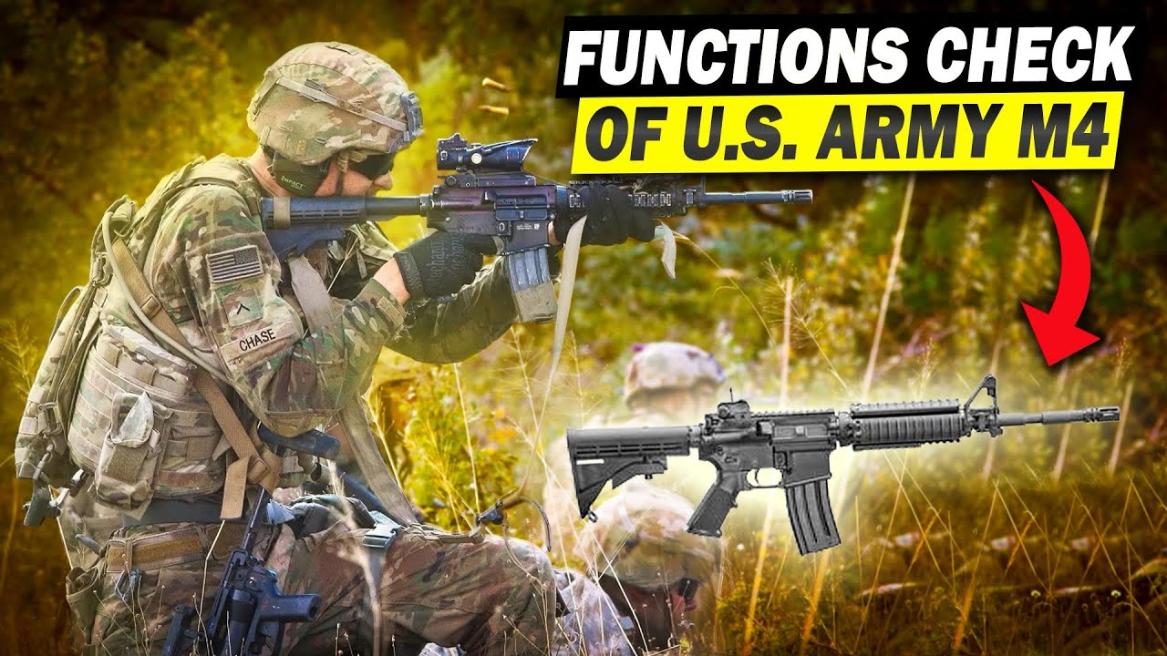How To Do A Functions Check For U S Army M4 Youtube