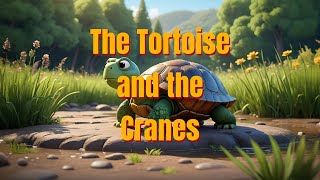 A tortoise and the two Cranes friendships sorry | kids story in english | animal story