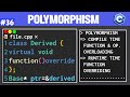 Polymorphism in C++ OOP