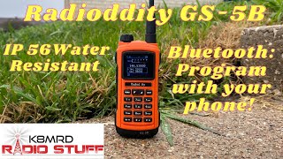 Radioddity GS-5B | Smart Phone Programmable VHF/UHF Ham Radio.