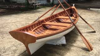 Experience the Elegance of the 19th Century with Our Clinker Built Whitehall Rowboat