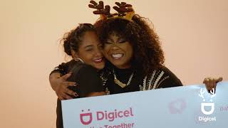 Nadia Batson surprises Digicel Customers