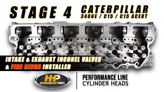 Caterpillar 3406E, C15, C15 Acert Stage 4 Fire Ring Cylinder Heads for Sale!