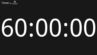 60 Hour Countup Timer
