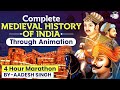 Complete Medieval India History in 4 Hours Through Animation | UPSC IAS