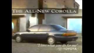 Toyota Corolla commercial - 1993