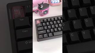 unboxing cidoo QK61 🩷🖤 #keyboard #cute #unboxing #kawaii #typing #shorts