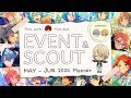 EVENT & SCOUT Calendar (MAY-JUNE 2024) [Ensemble Stars!! Music EN]