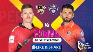 Live: Desert Vipers vs Dubai Capitals Live Match |DV vs DC Live Cricket Match Today