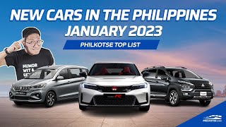 New Cars in the Philippines - January 2023 | Philkotse Top List (w/ English subtitles)