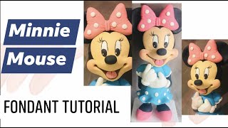 Minnie Mouse | Fondant Cake Topper Tutorial