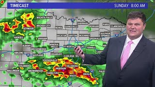 DFW Weather: Latest timeline for widespread rain chances, Mother's Day forecast