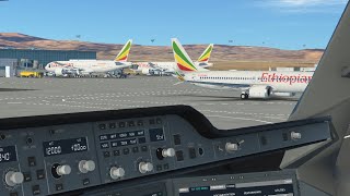 The craziest arrival till now | Ethiopian A350 | Cairo to Addis Ababa | Infinite Flight Simulator