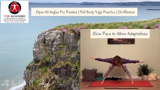 56 Minutes | Open All Angles for Posture | Full Body Yoga Practice