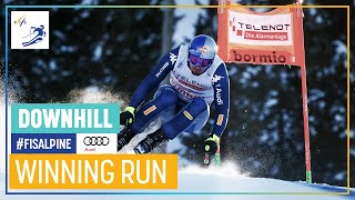 Dominik Paris | Men's Downhill #2 | Bormio | 1st place | FIS Alpine