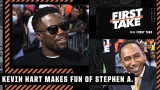 Kevin Hart makes fun of Stephen A.'s long-winded answer about the Steelers | First Take