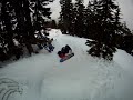 Snowboarder Morgan Rose Coonhead  Gets Knocked Out at Mt Baker
