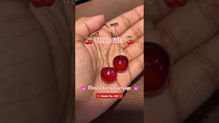 Meesho Viral Cherry Earrings #meeshojewellery