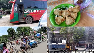 শরীয়তপুর টু ঢাকা-চলে আসলাম ব্যস্তময় শহরে||vlog-90#my-cooking-vlog#