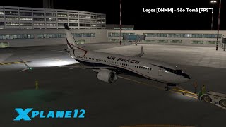 Boeing 737 MAX 8 - Air Peace | Lagos [DNMM] - São Tomé [FPST] | X-Plane 12