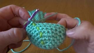Left Handed Crochet Amigurumi basics tutorial - Magic Ring, Increase, Decrease