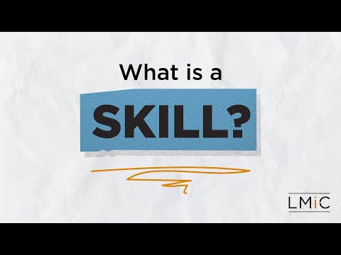 What is the meaning of skills?