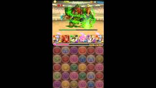 【パズドラ】チャレンジダンジョンＬｖ６に挑戦！スキル封印耐性編成ホルスＰＴで攻略！