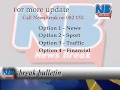 NewsBreak7pm, 22 November 2011