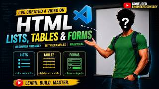 HTML Lists, Tables & Forms in 07 Minutes 🚀