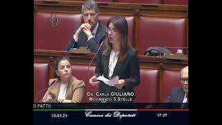 Carla Giuliano  - M5S Camera - intervento in Aula | 30/05/2023