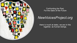New Voices Preview Event: "Confronting the Past, for the Sake of the Future"