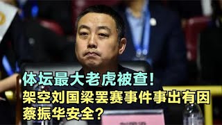 体坛最大老虎被查！架空刘国梁罢赛事件事出有因，蔡振华安全？