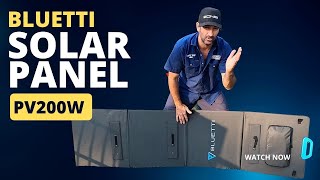 Bluetti PV200W solar panel - our most favourite solar panel yet