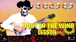 【KANSAS】[ Dust In The Wind ] cover Dotti Brothers | LESSON | GUITAR TAB