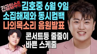 특종! 김호중 소집해제에 팬들 난리났다! 신곡 나의 목소리 음원 발매와 동시 트롯 드림콘서트 출연 확정 및 방송 일정  공개