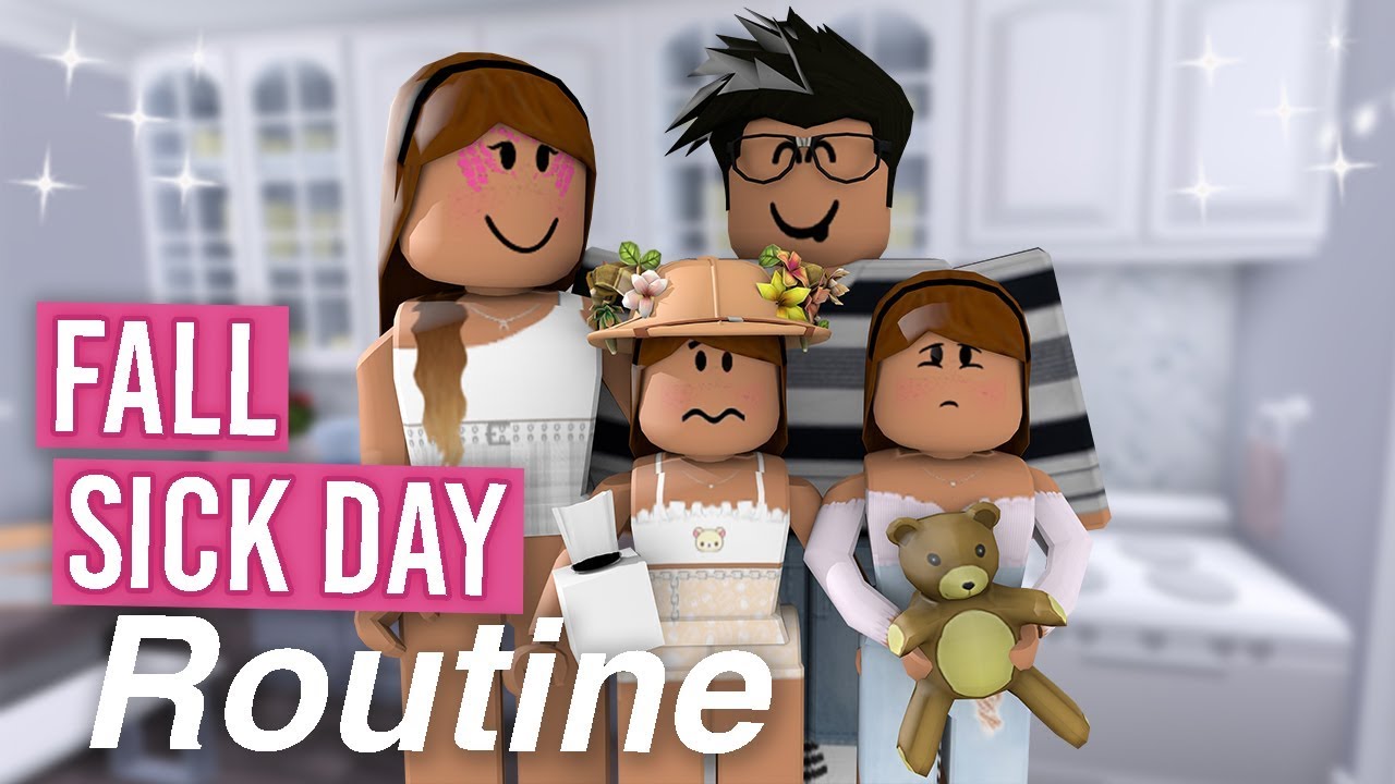 Fall Sick Day Routine | Bloxburg Roleplay | Alixia - YouTube