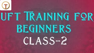 UFT tutorial for beginners - QTP tutorial for beginners -CLASS 2