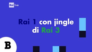 Errore Rai - Rai 1 con jingle di Rai 3