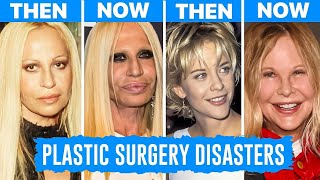 10 Worst Celebrity Plastic Surgery Disasters: Then and Now