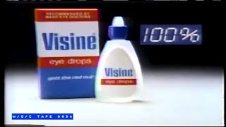 Visine Eye Drops Commercial - 1986