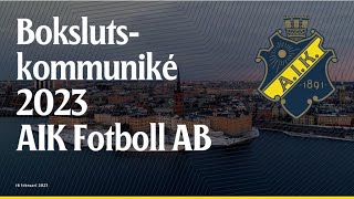 Studio AIK Live: Bokslutskommuniké 2023