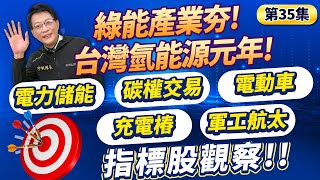 《產業先鋒隊》第三十五集：綠能產業夯!台灣氫能源元年!電力儲能!碳權交易!電動車!充電樁!軍工航太! 指標股觀察!!｜黃宇帆分析師｜2023.06.24