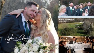 New Kent Winery Wedding // Lydia + Glenn // Feature Film