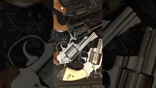 Tanaka Revolvers comparing the different finishes (Airsoft)