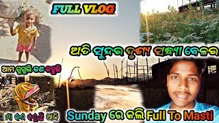 ଅତି ସୁନ୍ଦର ଦୃଶ୍ୟ ସନ୍ଧ୍ୟା ବେଳର।।Sunday ରେ କଲି Full To Masti।।ଆମ ଗୁଗୁଲି କଣ କରୁଛି।।ମା କଣ କରୁଛି ଆଜି।।