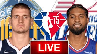 DENVER NUGGETS @ LOS ANGELES CLIPPERS | NBA LIVE SCOREBOARD | Basketball King Iverson