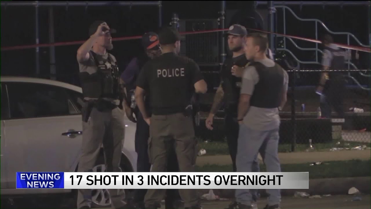 17 People Shot In 3 Separate Shootings: Police - YouTube