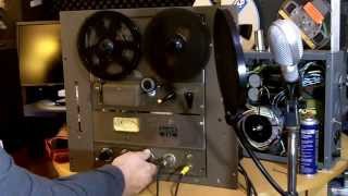 Ampex 601 tape delay and scratching